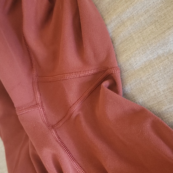 Athleta womans rusty mauve colored leggings size small - Picture 7 of 8